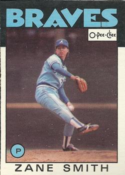 1986 O-Pee-Chee Baseball Cards 167     Zane Smith